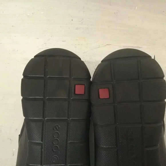 ECCO Babett Leather Slip on  Black  Casual Loafer Shoes Black SZ 10 M - Picture 10 of 14